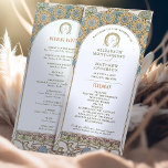 Vintage Wedding Program Art Nouveau by Mucha Programme<br><div class="desc">Introducing the editable Vintage Wedding Program by Alphonse Mucha, now available on Zazzle! This elegant program is the perfect way to guide your guests through your special day. The Vintage Wedding Program features a beautiful Art Nouveau design by the legendary Alphonse Mucha. The design's soft colours and intricate details are...</div>