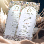 Vintage Wedding Program Art Nouveau by Mucha Programme<br><div class="desc">Introducing the editable Vintage Wedding Program by Alphonse Mucha, now available on Zazzle! This elegant program is the perfect way to guide your guests through your special day. The Vintage Wedding Program features a beautiful Art Nouveau design by the legendary Alphonse Mucha. The design's soft colours and intricate details are...</div>