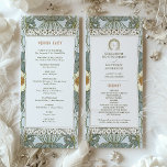 Vintage Wedding Program Art Nouveau by Mucha Programme<br><div class="desc">Introducing the editable Vintage Wedding Program by Alphonse Mucha, now available on Zazzle! This elegant program is the perfect way to guide your guests through your special day. The Vintage Wedding Program features a beautiful Art Nouveau design by the legendary Alphonse Mucha. The design's soft colours and intricate details are...</div>