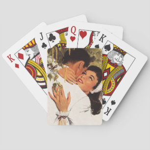 Vintage Wedding Proposal, Love and Romance Playing Cards