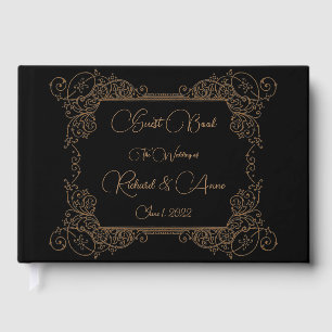 Vintage Wedding Romantic Steampunk Fairytale Guest Book
