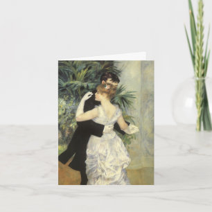 Vintage Wedding Thank You, City Dance by Renoir You Card