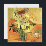 Vintage Wedding, Van Gogh Japanese Vase w Roses Invitation<br><div class="desc">Easy to customise wedding invitation. Click "customise it" to change the background colour or font. Change the text to create a custom and unique invitation for any event or party! Still Life: Japanese Vase with Roses and Anemones by Vincent van Gogh is a vintage fine art post impressionism still life...</div>
