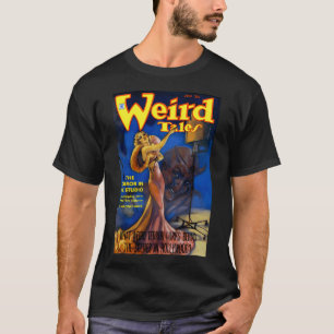 Vintage Weird Tales Magazine Vampire Embraces Pale T-Shirt