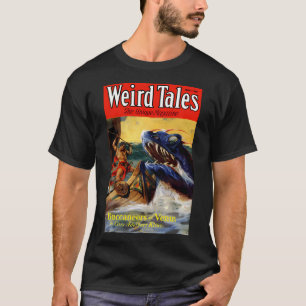 Vintage Weird Tales Magazine Warrior vs Serpent Be T-Shirt