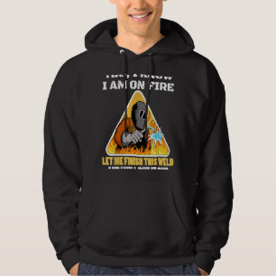 Vintage Welder Funny Saying Welding Pun Gift Hoodie