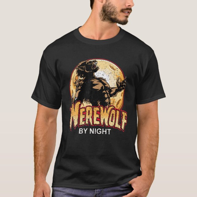 Vintage Werewolf By Night T Shirt (Front)