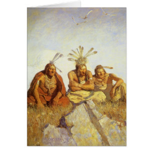 Vintage West, Guardians War or Peace by NC Wyeth