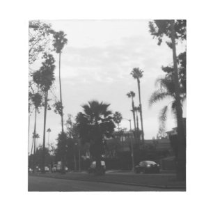 Vintage West Hollywood, Los Angeles, California Notepad
