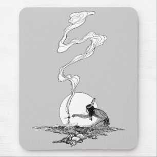 Vintage West, Indian in His Solitude by NC Wyeth Mouse Pad