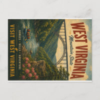 Vintage West Virginia Mountain State Scenic River