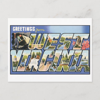 Vintage West Virginia Postcard