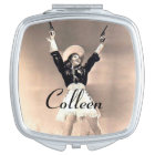 Vintage Western Compact Mirror