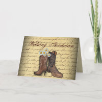 vintage western country cowboy wedding
