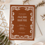 Vintage Western Cowboy Rustic Country Wedding Invitation<br><div class="desc">Vintage Western Cowboy Rustic Country Wedding Invitation</div>