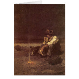 Vintage Western Cowboys, Plains Herder by NC Wyeth