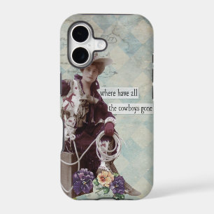 Vintage Western Cowgirl IPhone 5 Case