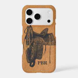 Vintage Western Horse Saddle Monogram