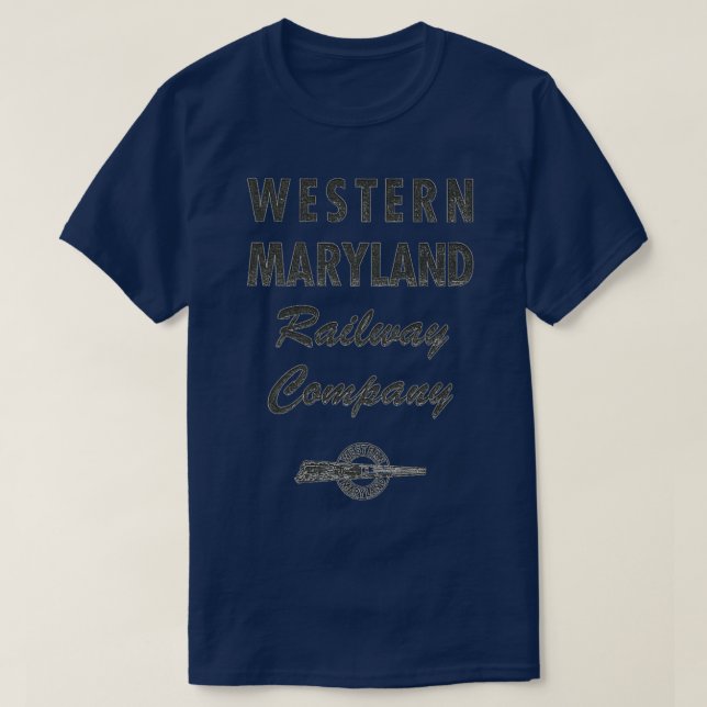 Vintage Western Maryland Railroad 1 T-Shirt (Design Front)