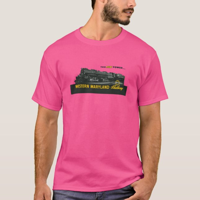 Vintage Western Maryland Railroad T-Shirt (Front)