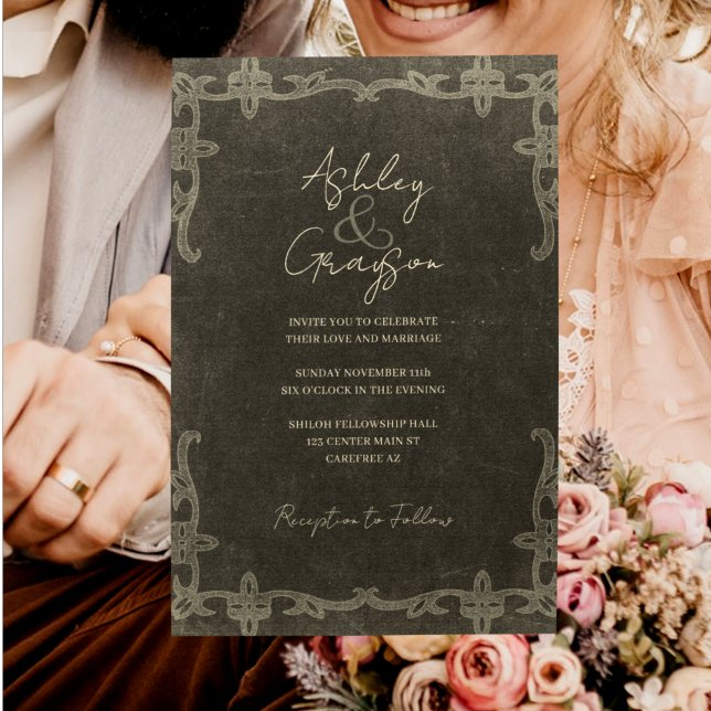 Vintage Western Rustic Wedding Save The Date (Creator Uploaded)