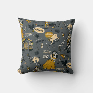 Vintage Western Wild West Yellowstone Cowboy Gift Cushion