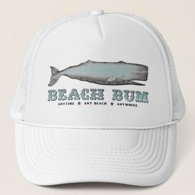 Vintage Whale Beach Bum Hat (Front)
