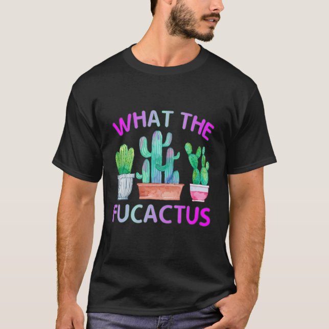 Vintage What The Fucculent   T-Shirt (Front)