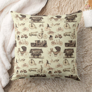 Vintage Wheels Cushion