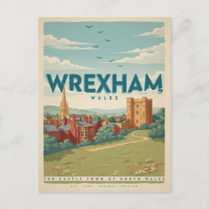 Vintage Wherxham Castle, Wales gifts an souvenirs Postcard