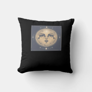 Vintage Whimsigoth Moon Cushion
