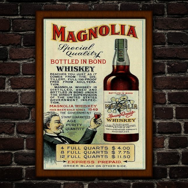 Vintage Whiskey Advertising Poster (Creator Uploaded)