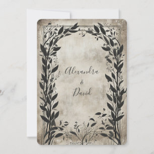 Vintage Whispering Willow Invitation