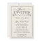Vintage White Elegant Wedding Invitations WT313