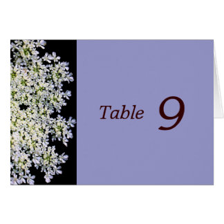 vintage  white floral purple table numbers