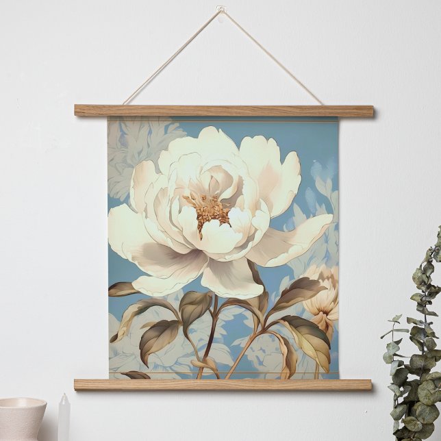 VINTAGE WHITE FLOWER SPRING POSTER (Creator Uploaded)
