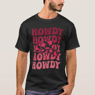 Vintage White Howdy Rodeo Western Country Southern T-Shirt