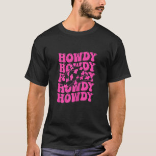 Vintage White Howdy Rodeo Western Country Southern T-Shirt