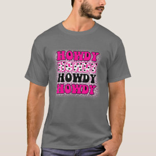 Vintage White Howdy Rodeo Western Country Southern T-Shirt