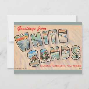 Vintage White Sands NM Postcard