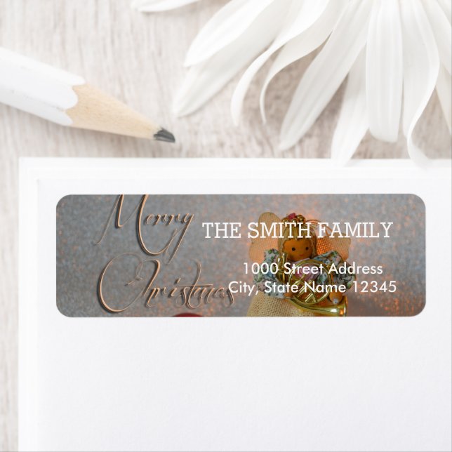 Vintage White Snow Glitter Christmas Holiday (Insitu)