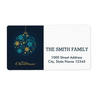 Vintage White Snow Glitter Christmas Holiday