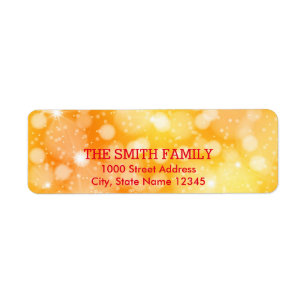 Vintage White Snow Glitter Christmas Holiday