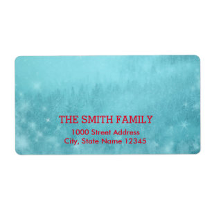 Vintage White Snow Glitter Christmas Tree Holiday