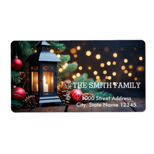 Vintage White Snow Glitter Christmas Tree Holiday