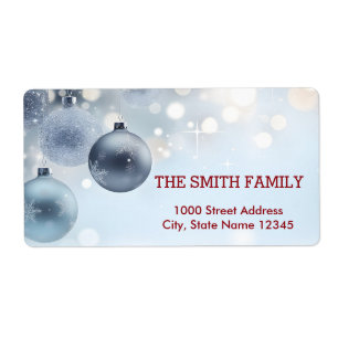 Vintage White Snow Glitter Christmas Tree Holiday