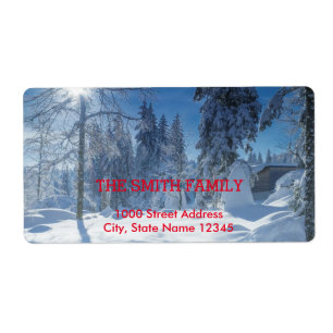 Vintage White Snow Glitter Christmas Tree Holiday