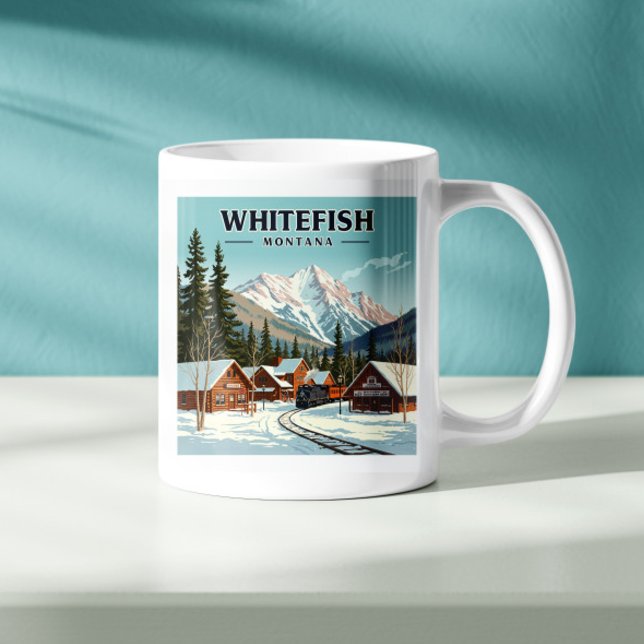 Vintage Whitefish Montana Coffee Mug (Creator Uploaded)
