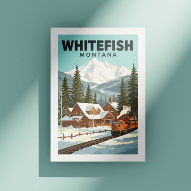 Vintage Whitefish Montana Postcard (Creator Uploaded)