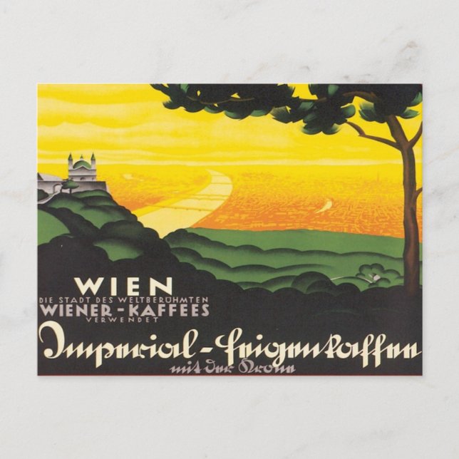 Vintage Wien Austria Postcard (Front)